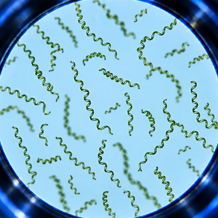 Microalgas vistas al microscopio